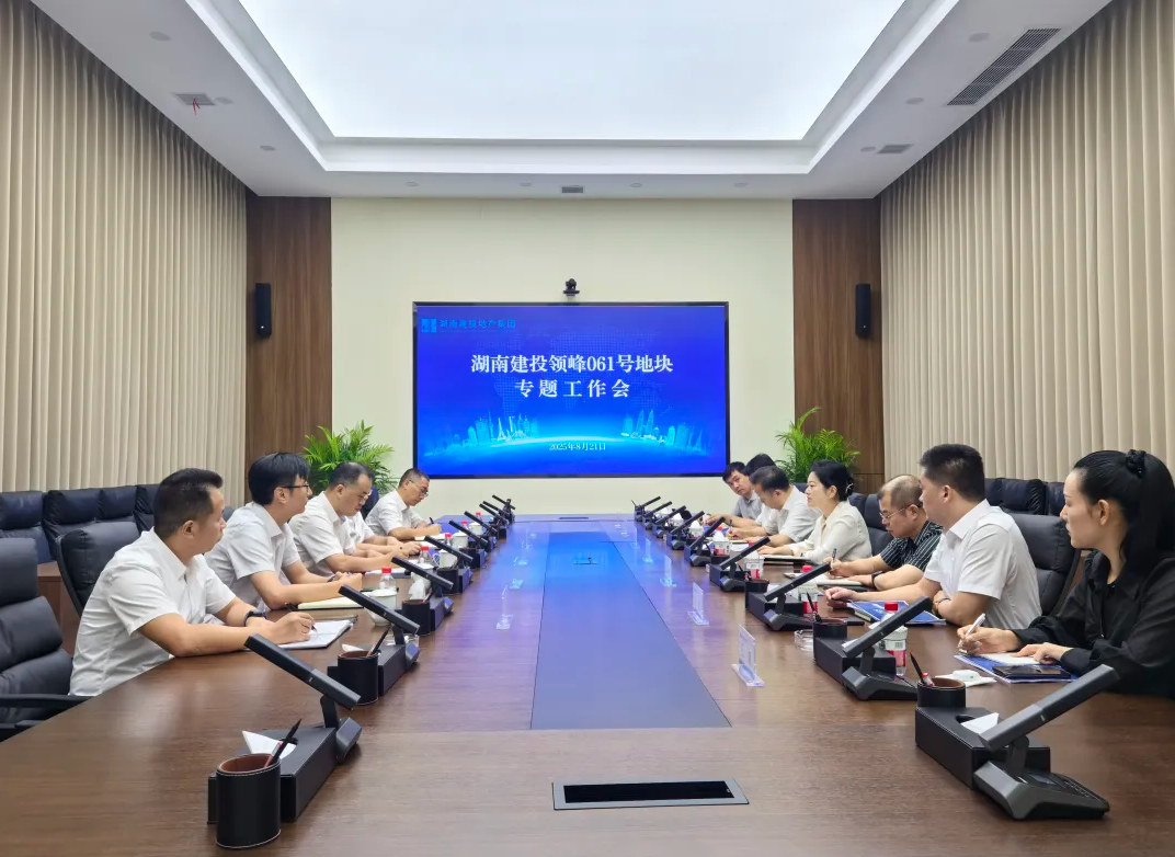 公司召開湖南建投領(lǐng)峰061號地塊項(xiàng)目專題工作會