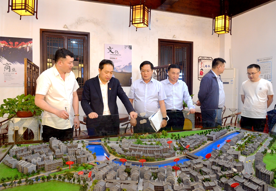 郴州市委副書記、代市長吳巨培率隊(duì)調(diào)研集團(tuán)在郴投資項(xiàng)目 對裕后街發(fā)展作現(xiàn)場指導(dǎo)