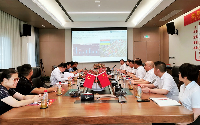 湘潭市副市長伍浩調研湖南建投·融城名著項目